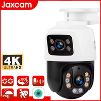 8MP 4K Dual Lens POE IP Camera PTZ Dual Screens Smart Wired Video Surveillance Auto Tracking Motion Detection CCTV Onvif 2-Audio