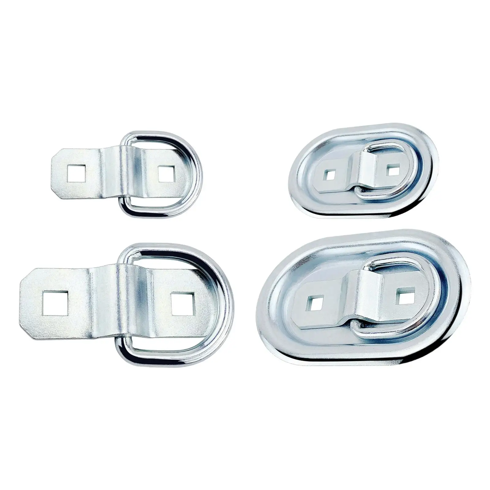 

D-Ring Tie Downs Anchor Lashing Rings for Trailers Trucks, Easy to Install