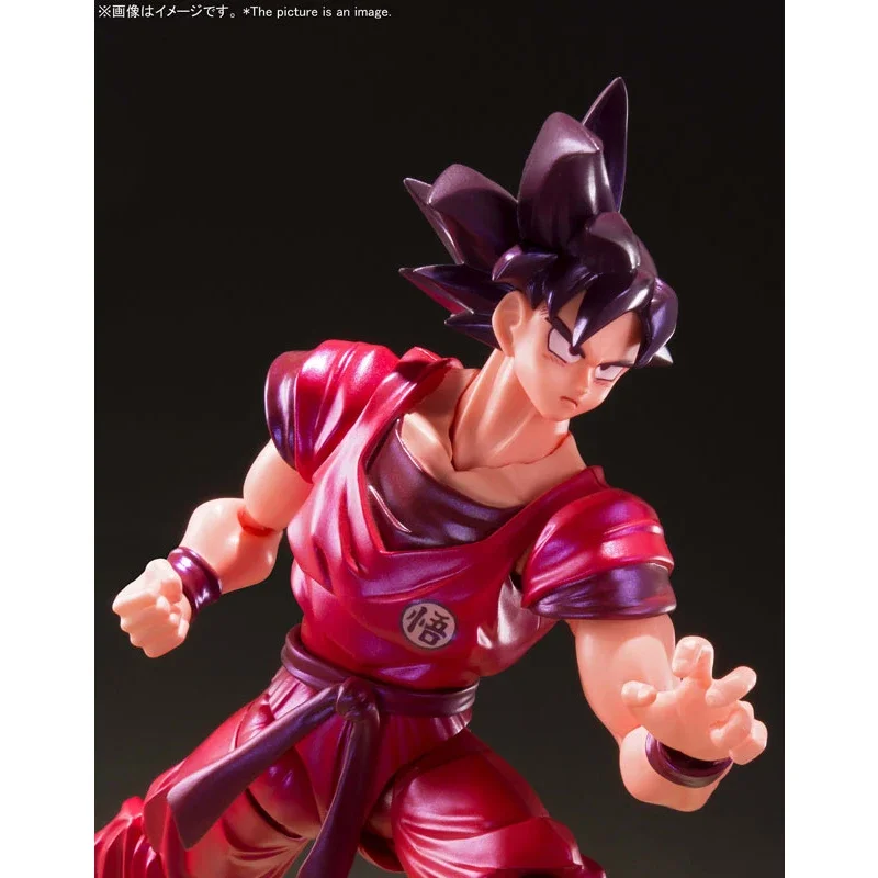 100%Original In Stock Bandai Dragon Ball Z S.H.Figuarts Son Goku Kaio ken SHF Son Goku 2.0 Action Figure Boxed Toy Model