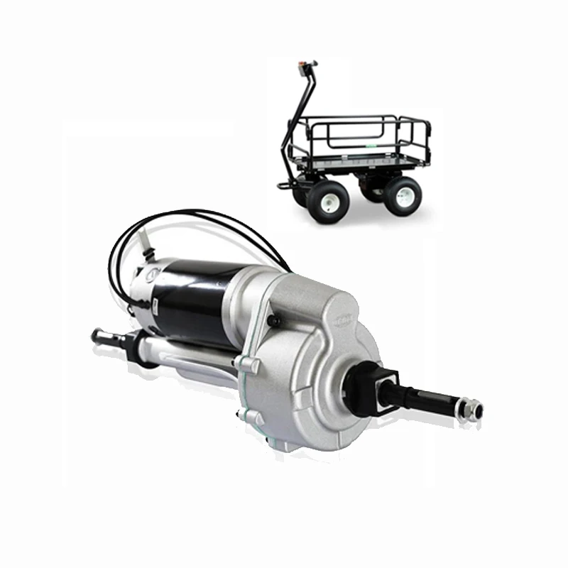 24V 1000W Heavy Duty Drive Axle Electric Golf Cart Motors Transaxle Electric Transaxle with Differential for Forklift