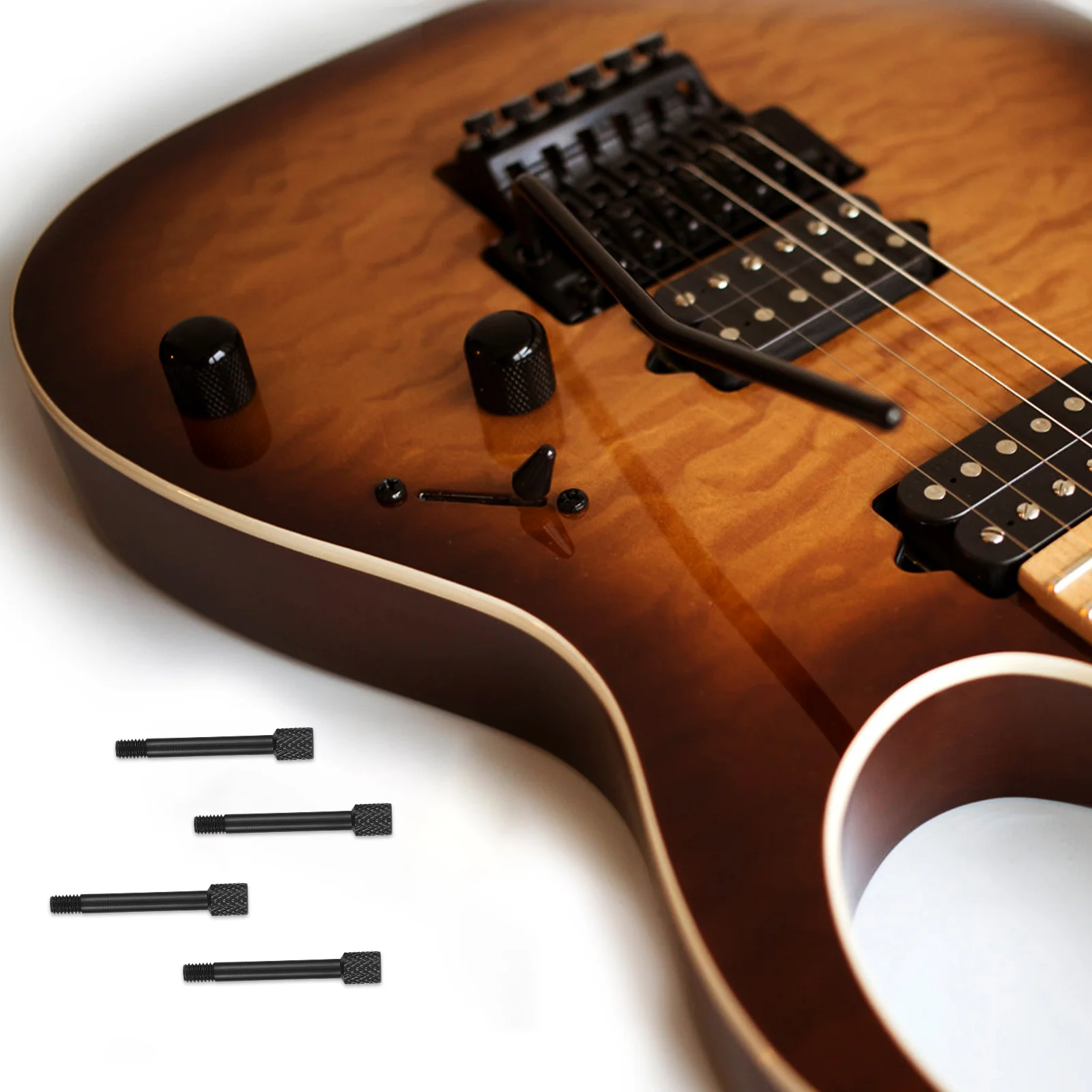

6 Pcs Musical Instrument Electric Guitar Accessories Copper Guitars Bridge Locking Screw