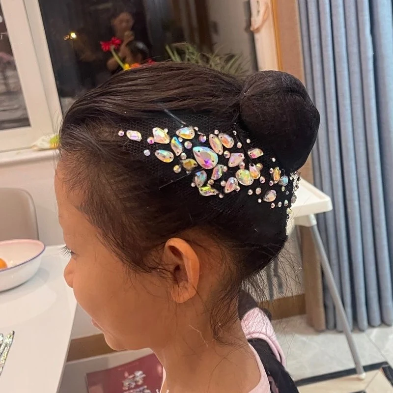 

Figure Skating Children's Customized Headwear Headflower Artistic Gymnastics Grading Kosten