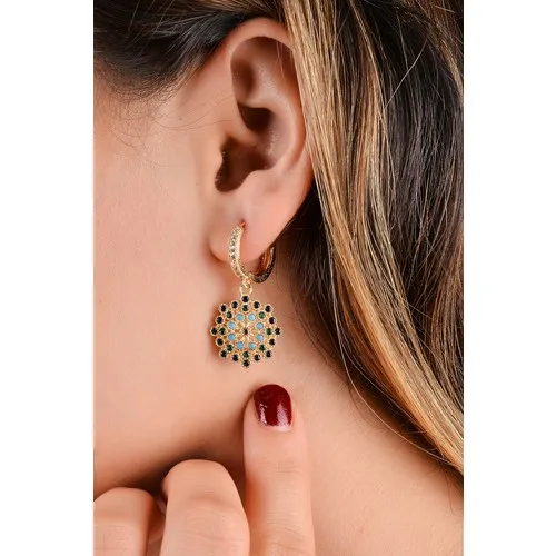 Luxurb Zircon Stone Splash Of Color Women Earrings Elegant Fashion Elegant Gift