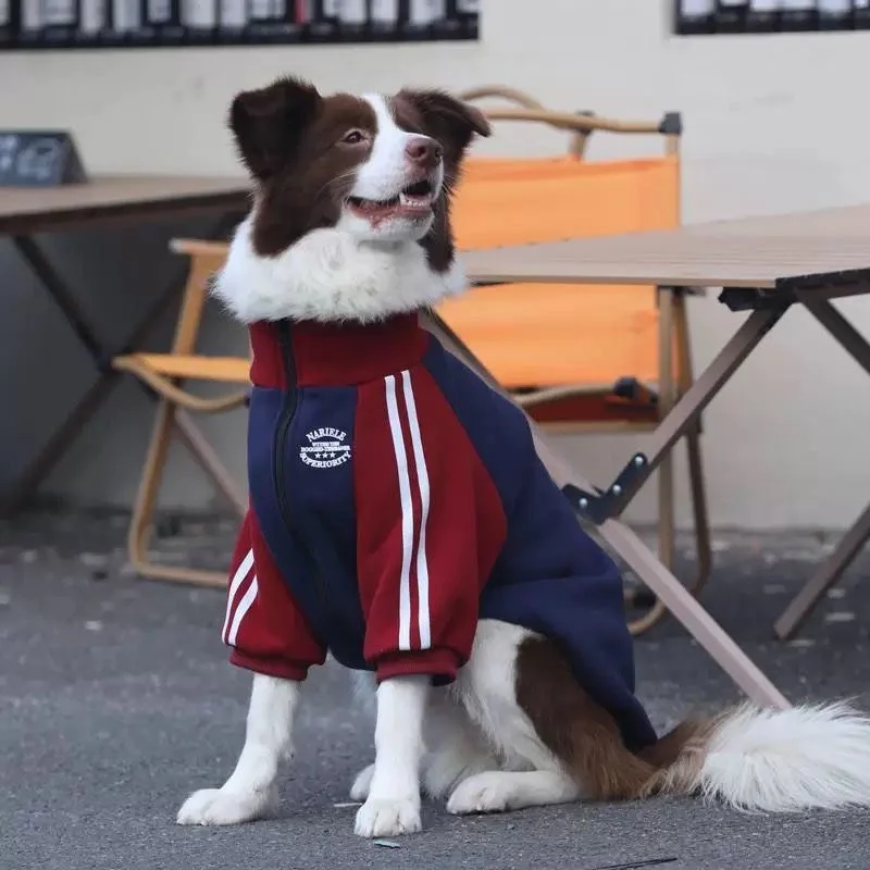 Large-sized dog pet clothing - New arrivals for autumn and winter - Warm and thick fleece coat - Trendy fashion accessory