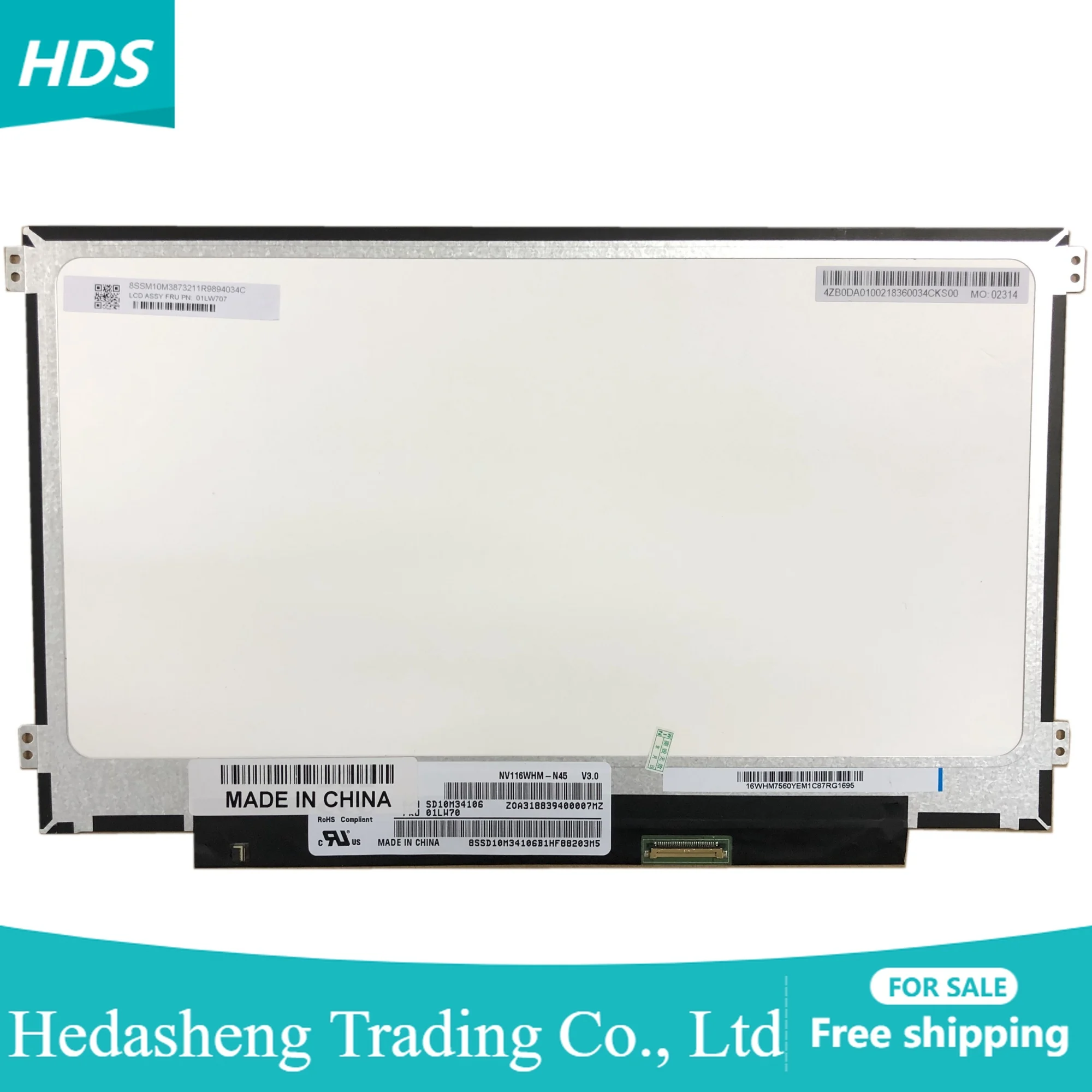 

NV116WHM-N45 V3.0 fit NV116WHM-N41 B116XAN04.0 LTN116AL02 N116BCA-EA1 11.6 IPS Laptop LCD Screen LED