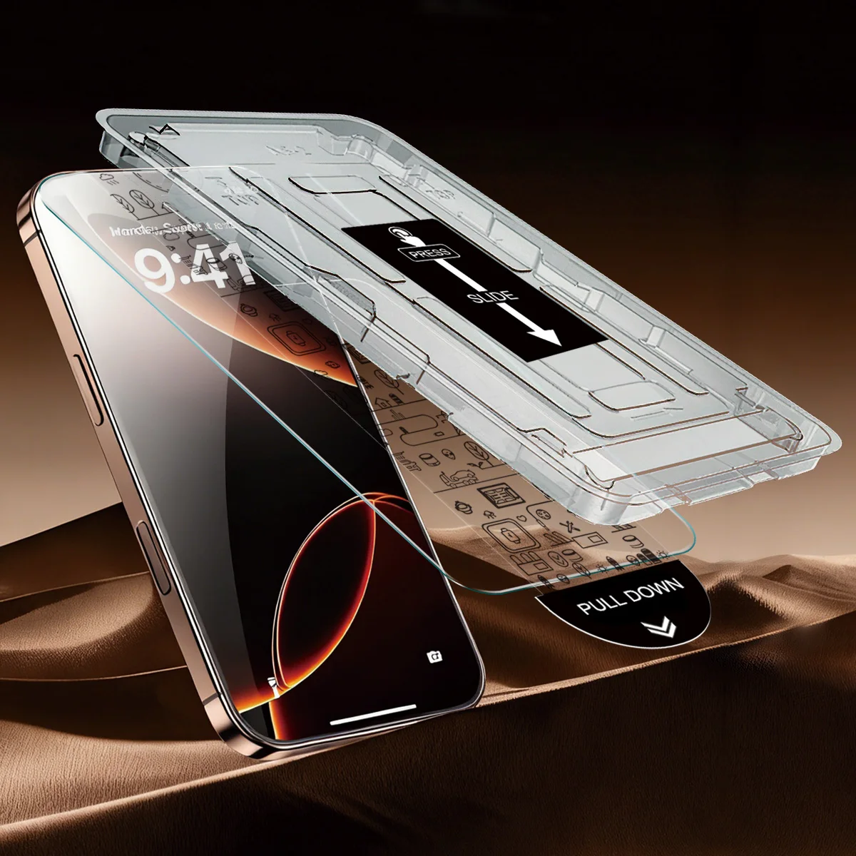 

Защитная пленка из закаленного стекла IMAK Locator для Xiaomi 17 Ultra 5G с поддержкой отпечатков пальцев