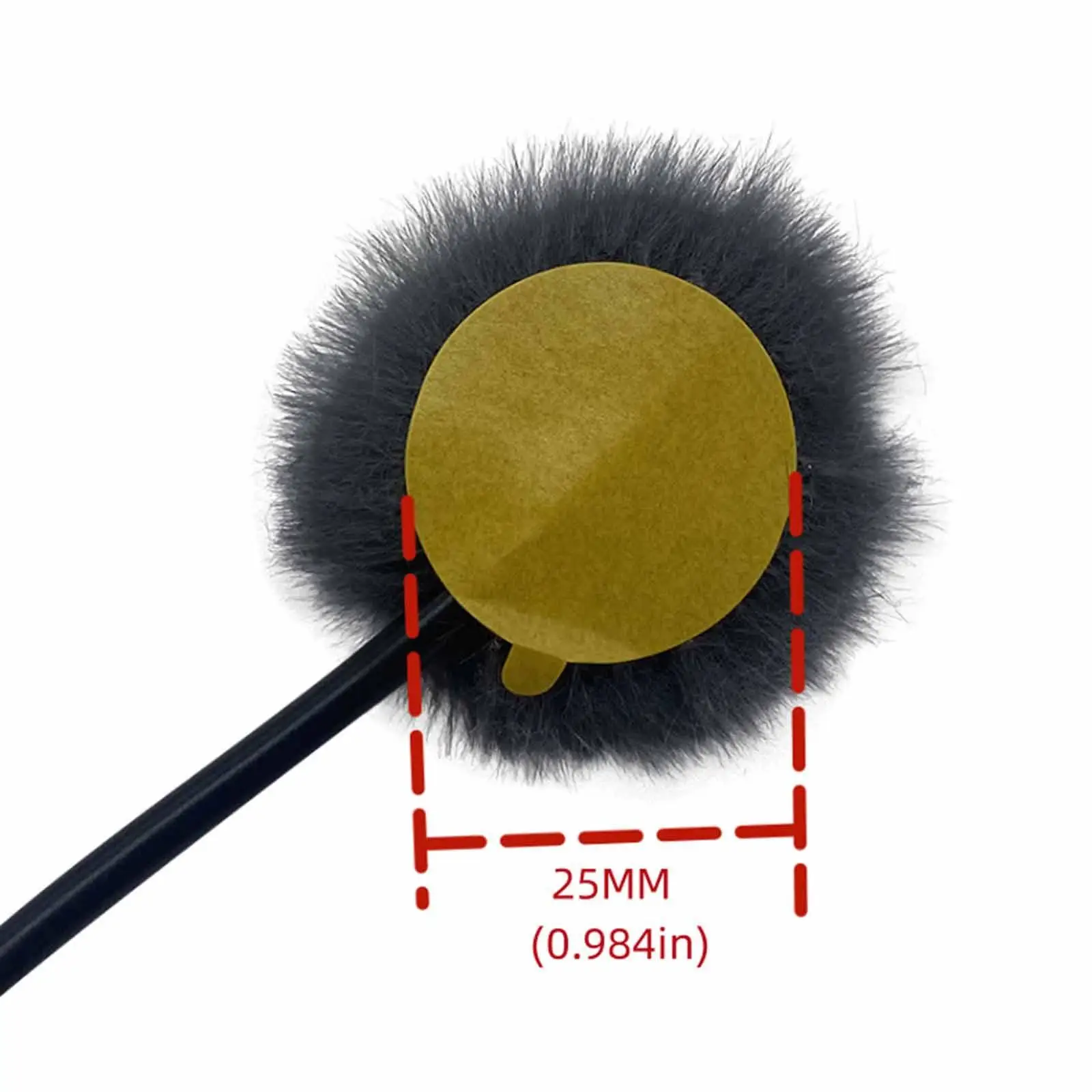 10x Mic Furry Windscreen Muff Mic Cover Set for Interview Recording Outdoor