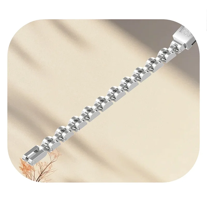 ABSQ-Smart Chain Bracelet Bluetooth Connected APP Multi Sports Heart Rate Blood Oxygen Sleep Monitor For Women