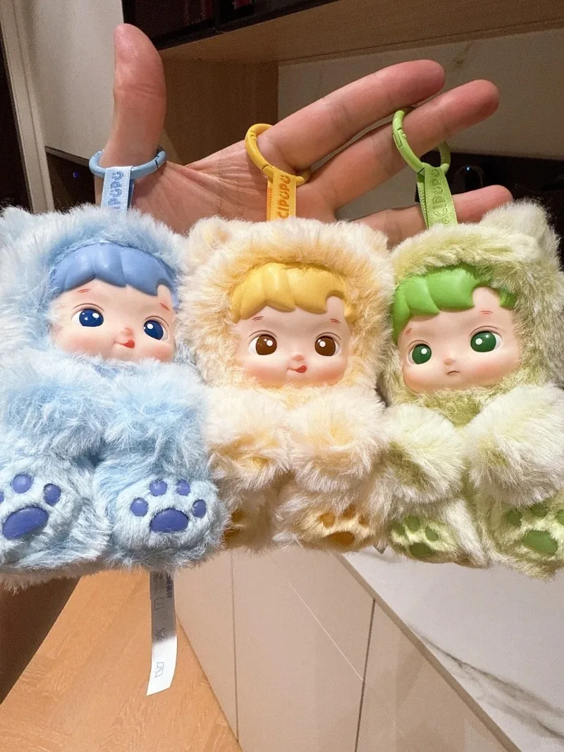 Genuine POPMART HACIPUPU Bear Gummy Candy Series Vinyl Plush Decoration Blind Box Action Figure Heartbeat Collection Toy Gift