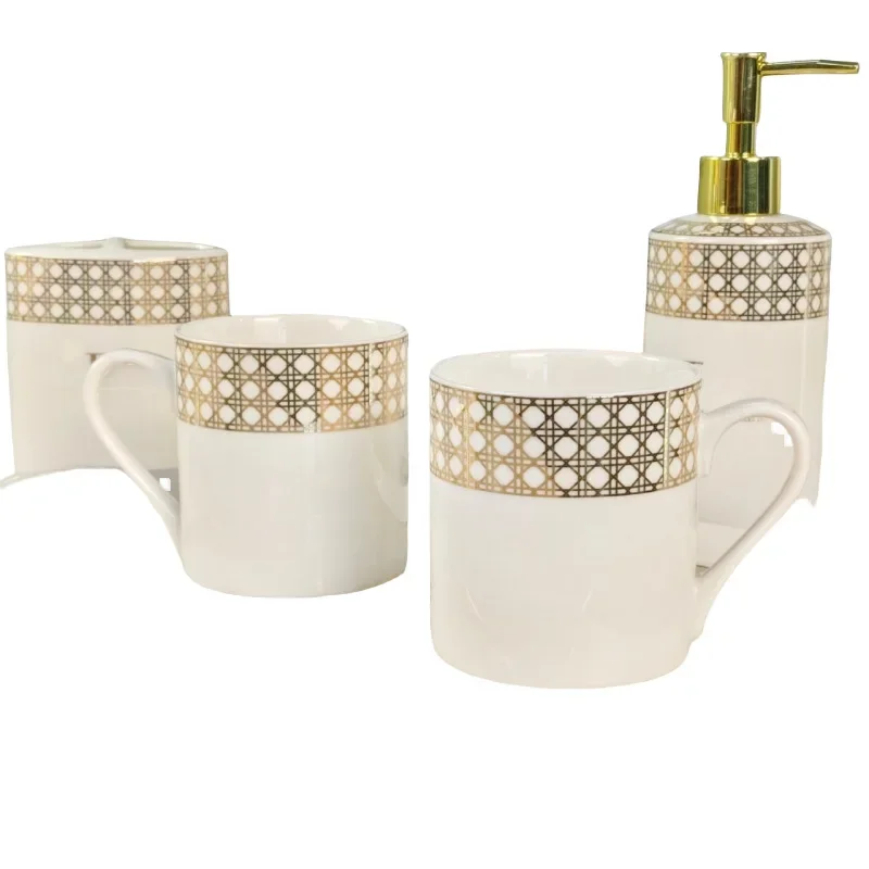 

European light luxury bathroom wash