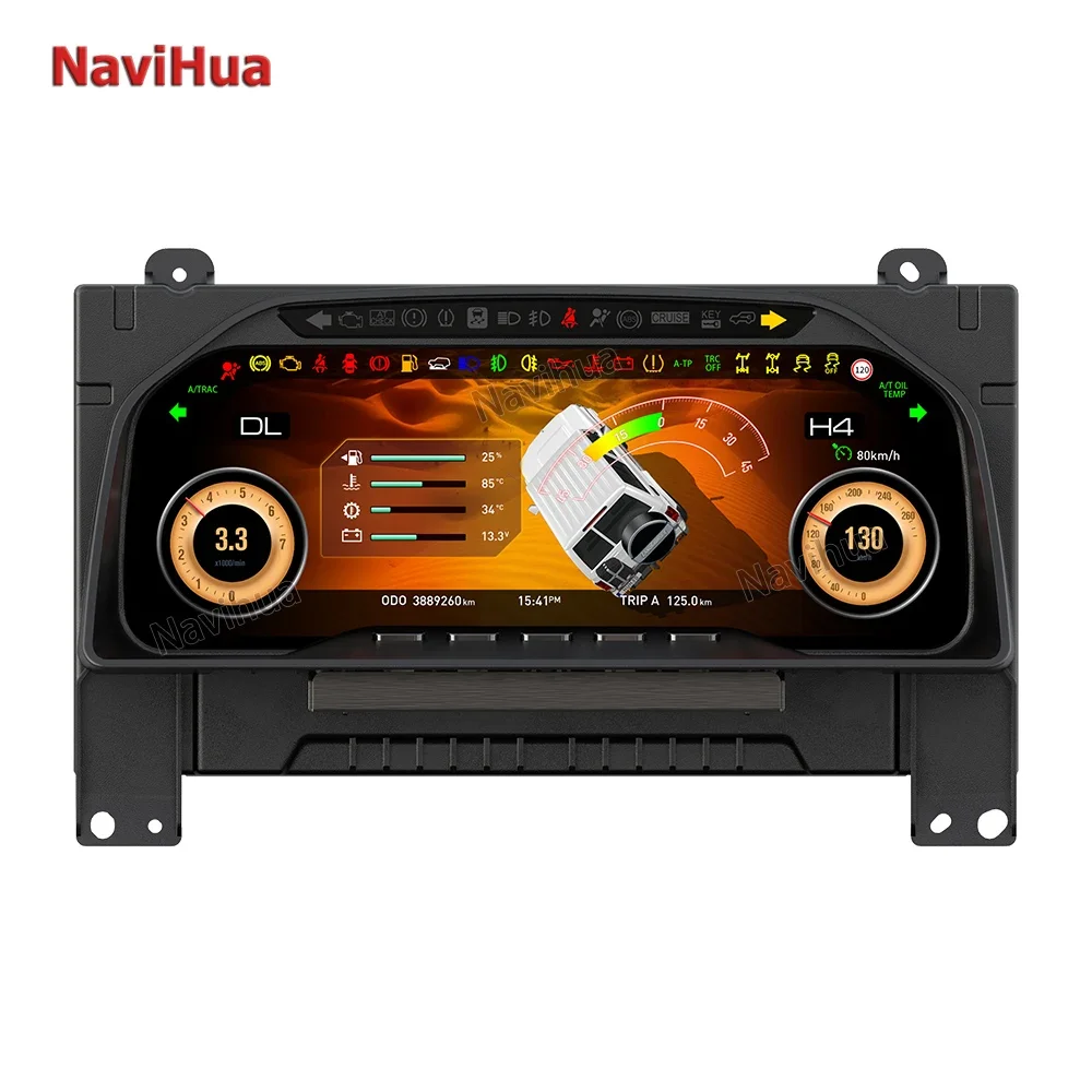 12.3 inch New Car LCD Instrument For Toyota Land Cruiser LC70 71 76 78 79 Speedometer Instrument Cluster Upgrade Smart Cluster