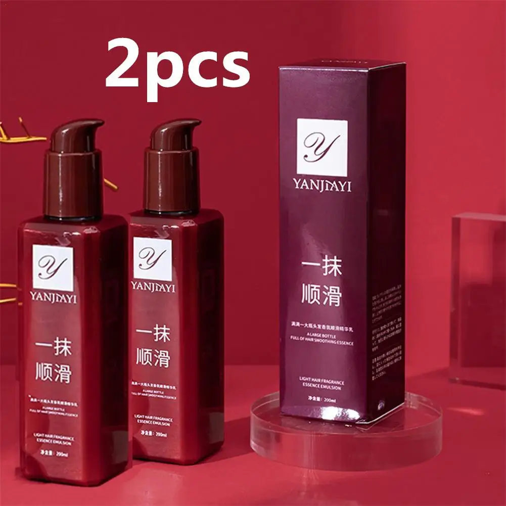 200ml YANJIAYI penghalus rambut meninggalkan-in Conditioner halus krim perawatan parfum Conditioner meninggalkan-in perawatan rambut Essence rambut