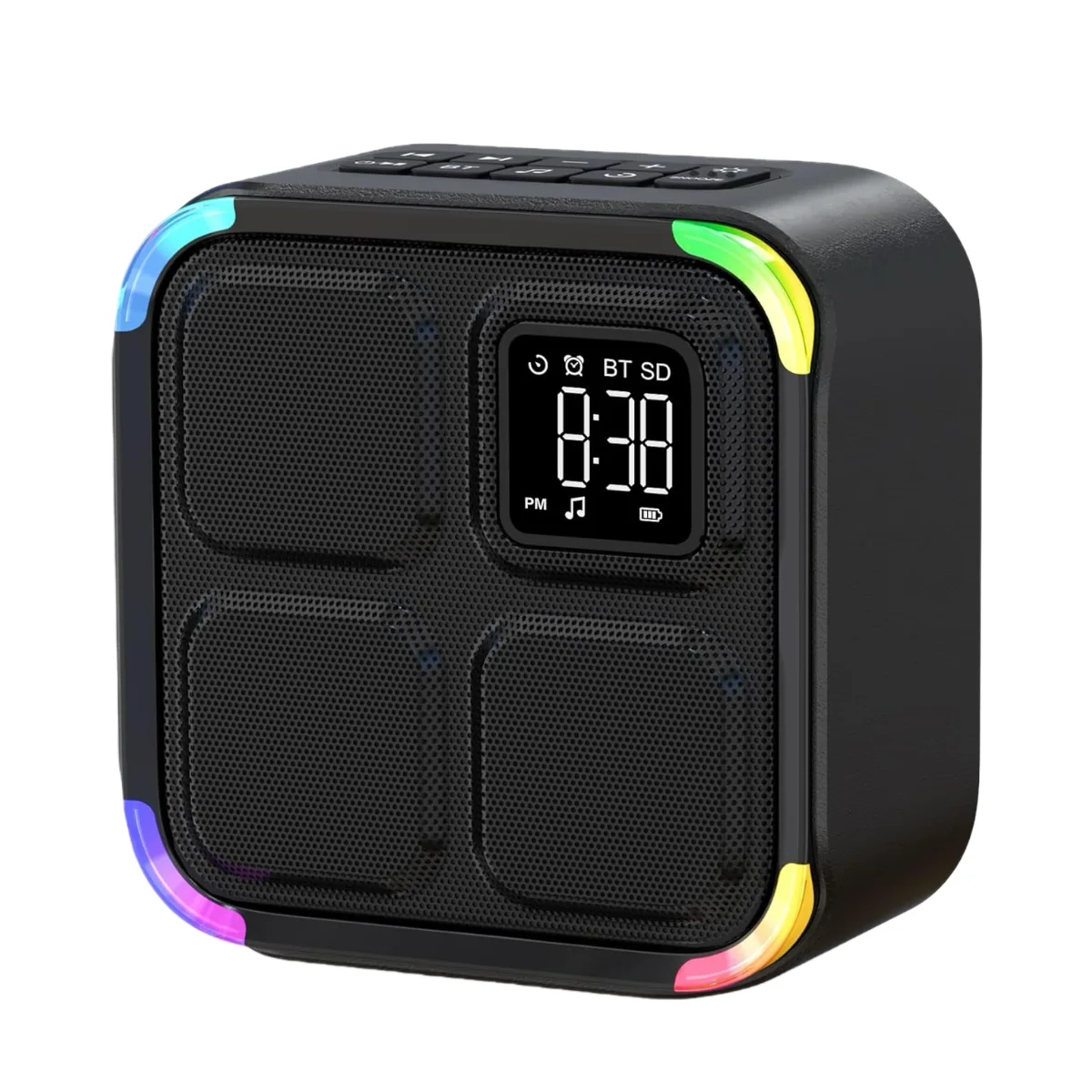 

Беспроводная колонка-будильник с ночником и функцией генерации белого шума, 30 успокаивающих звуков для младенцев, детей и взрослых, подарок