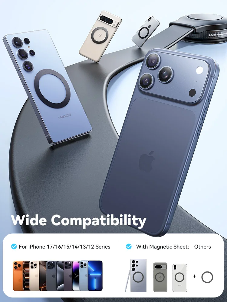 Joyroom Universal Car Magnetic Holder Dashboard Windshield Alloy Magnetic Car Mount Mobile Bracket For IPhone17 Samsung Xiaomi