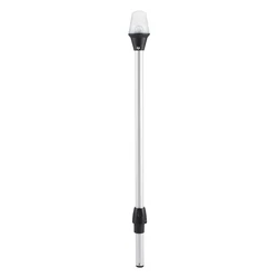 Lámpara de anclaje de luz de popa para barco, poste de círculo completo, bombilla reemplazable desmontable blanca, 10-24V, 24 pulgadas, ANHEART Marine