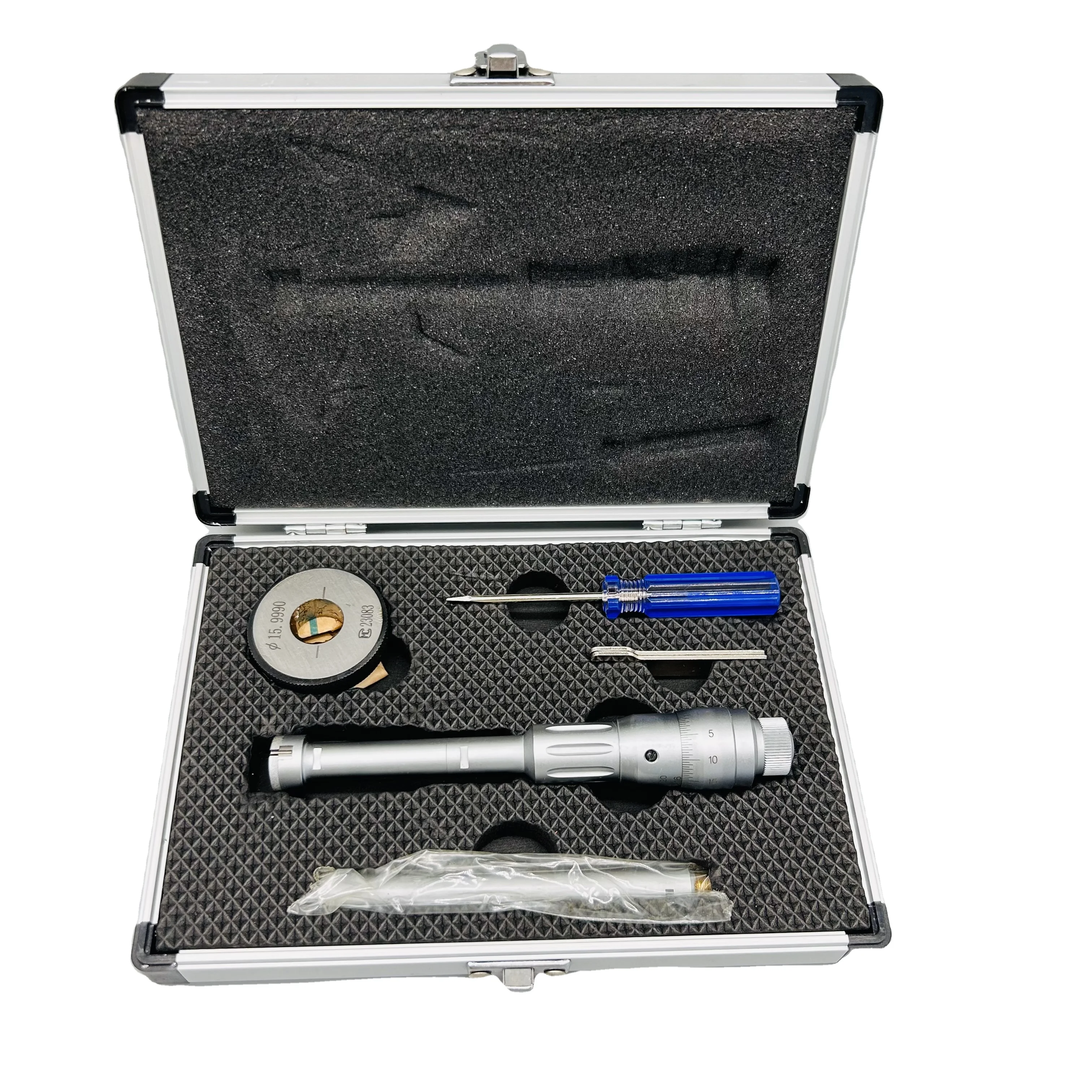 16-20mmx0.005mm Hardened Stainless Steel Three Point Internal Micrometer