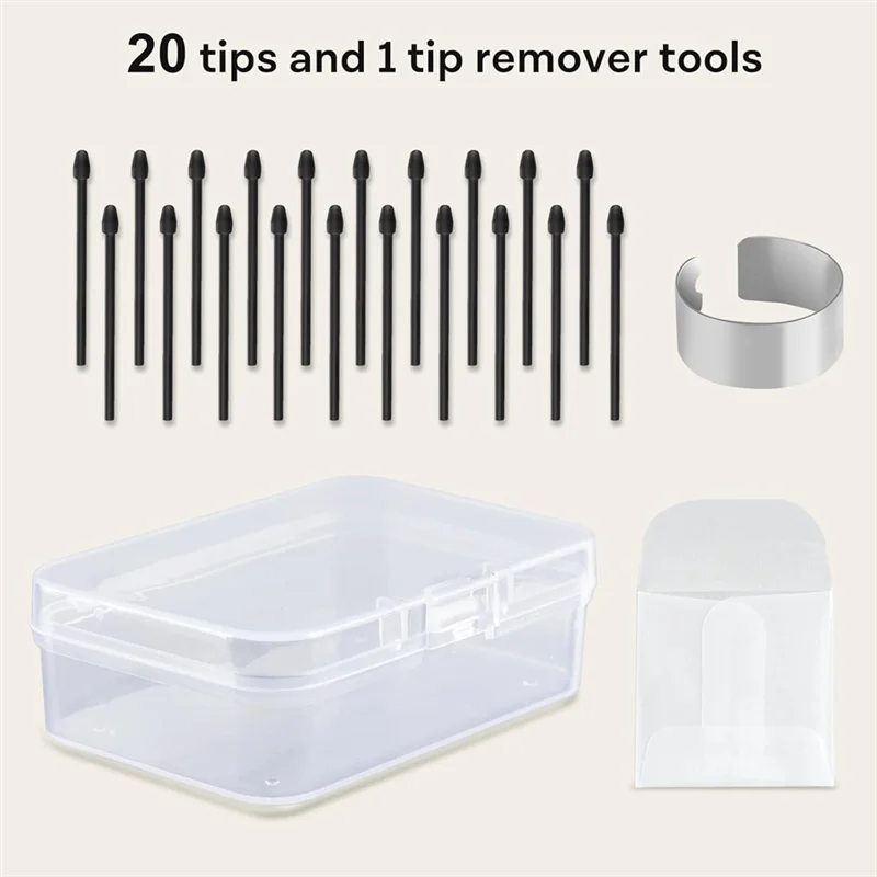 

Replacement Pen Tips For Remarkable 2 Pen- 4096 Pressure Sensitivity And Tilt Writing Support, With Nibs Removal Toolb64b