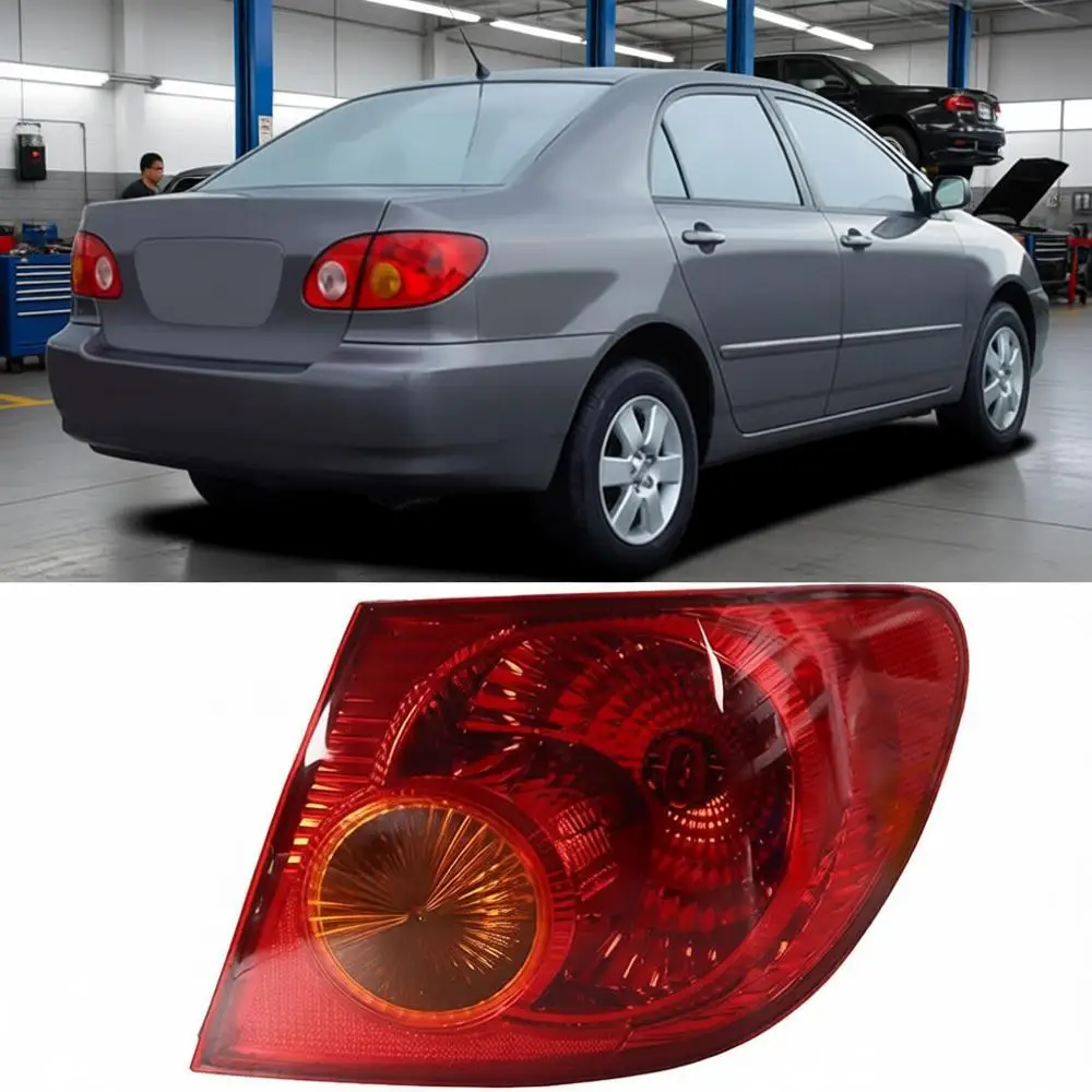 

Замена внешнего заднего фонаря (правая сторона) 2003-2008 гг.