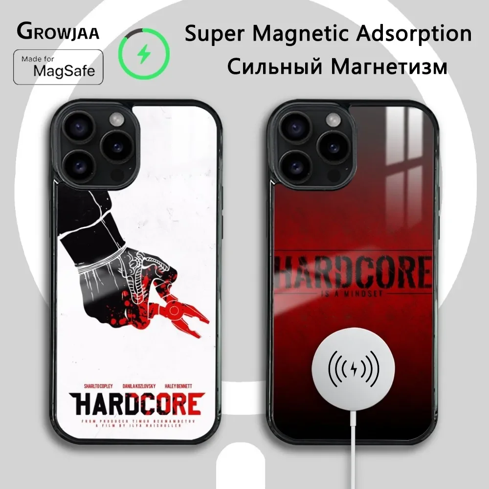 Film H-Hardcore H-Henry Phone Case For iPhone 16 15 14 13 12 11 Pro Max Plus Mini Magsafe Mirror Wireless Magnetic Cover