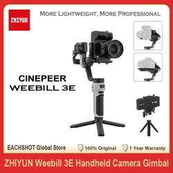 ZHIYUN CINEPEER Weebill 3E 3-Axis Handheld Camera Stabilizer Gimbal for DSLR Mirrorless Cameras for Video Shooting Vlogging