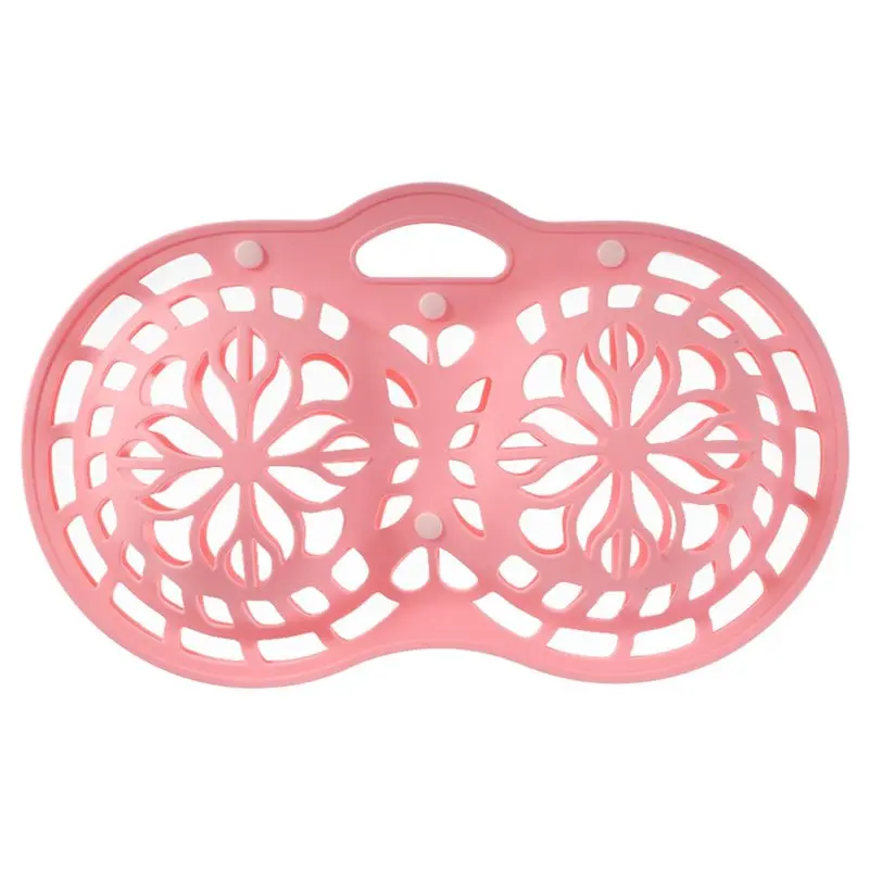 세탁용 신선한 재사용 가능한 브라 가방, 실리콘 브라 세탁 가방 변형 방지 세탁기 및 건조기용