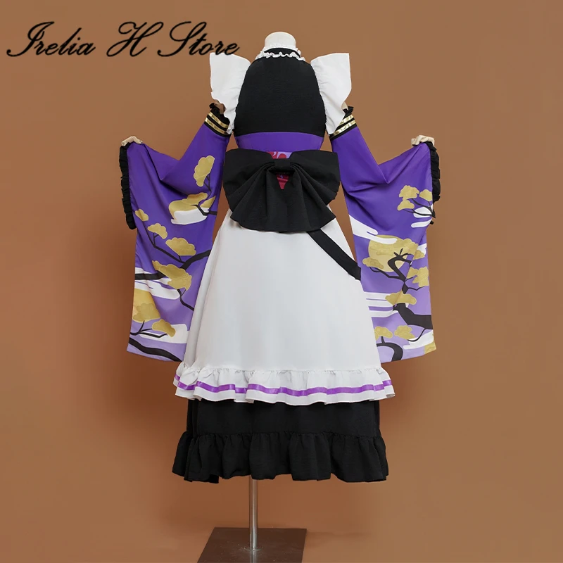 أزياء Irelia H Guren من NI KKE Guren التأثيرية للنساء فستان خادمة كتي كافيه للسيدات #4