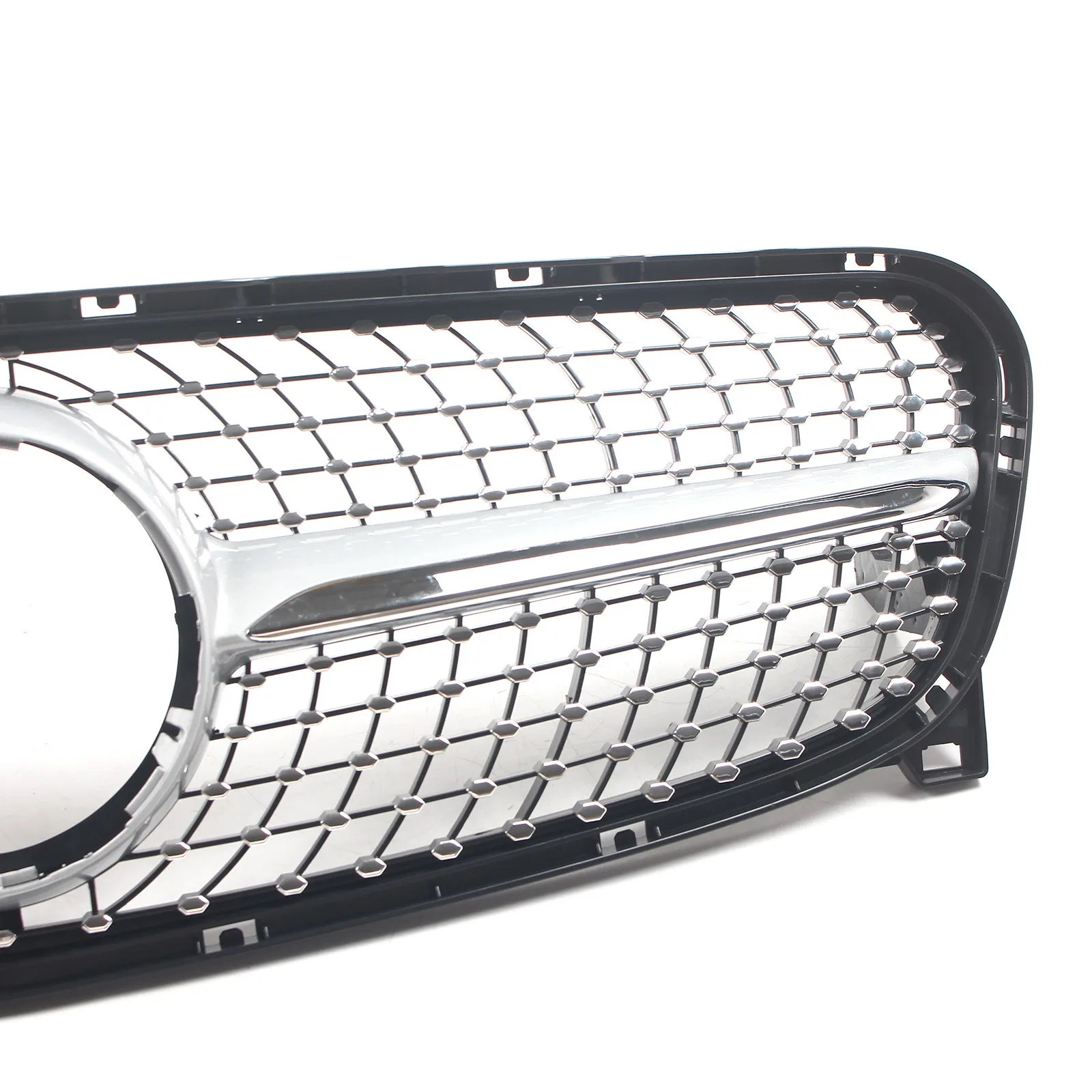 

For Mercedes Benz GLA Class X156 2014-2016 Car Front Bumper Grille Centre Panel Styling Upper Grill