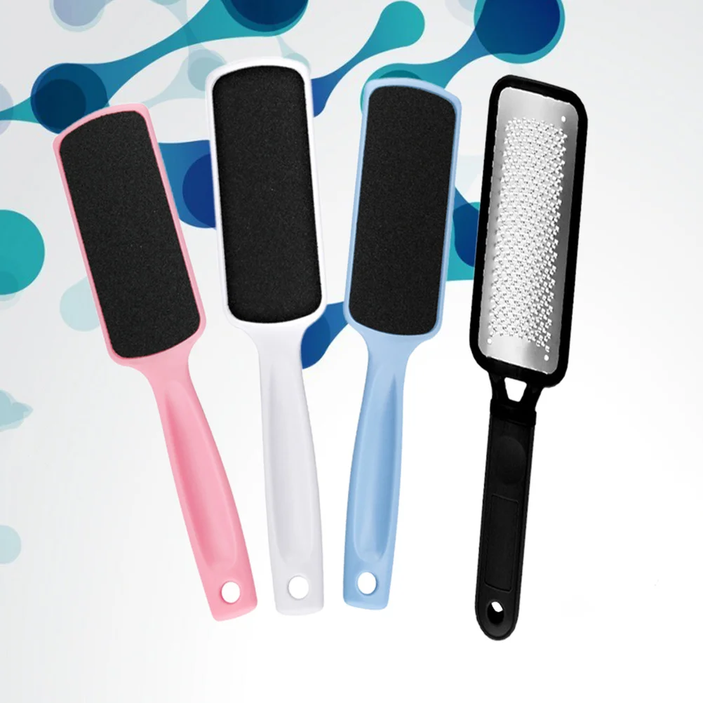 

1Pcs Foot File Double Sided Pedicure Stainless Steel Comfortable Handle Professional Home Use Callus Remover Smooth