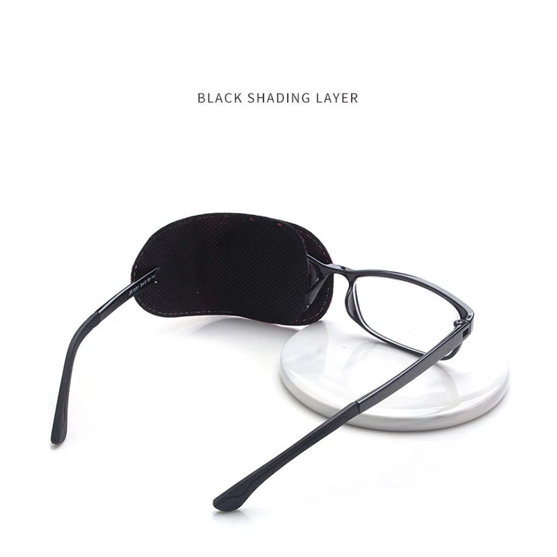 Ambliopia máscara criança oclusão médica olho remendo obscuro médico preguiçoso olho remendo astigmatismo treinamento sombra ambliopia eyepatch