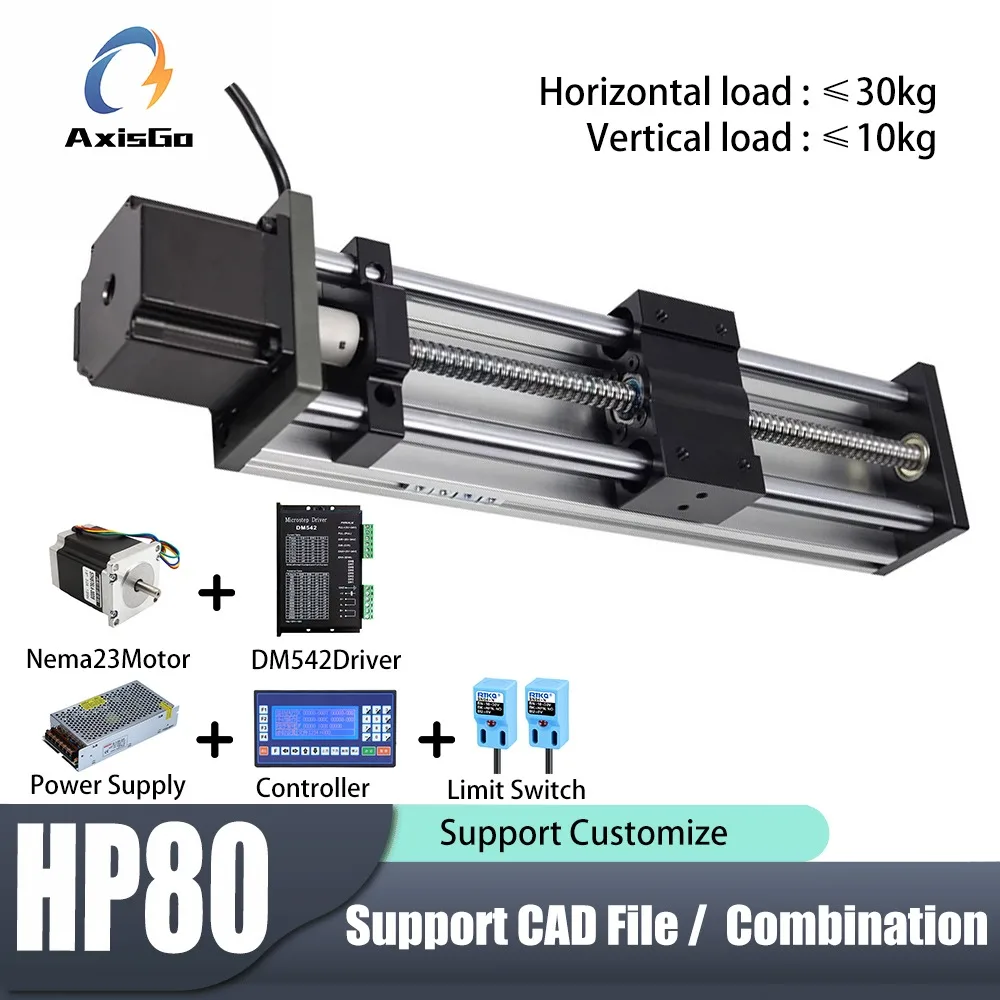 

Dual Shaft Ball Screw Linear Guide Slide Table Precision Module Workbench High Accuracy CNC Cross-Type Motion