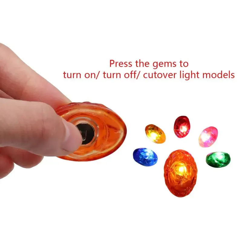 CyInfinity ستار لورد باور ستون Orb مكعب الدعامة تأثيري جوهرة خفيفة المقتنيات البلاستيكية الكرة تأثيري حلي الدعائم مجموعة الهالوين