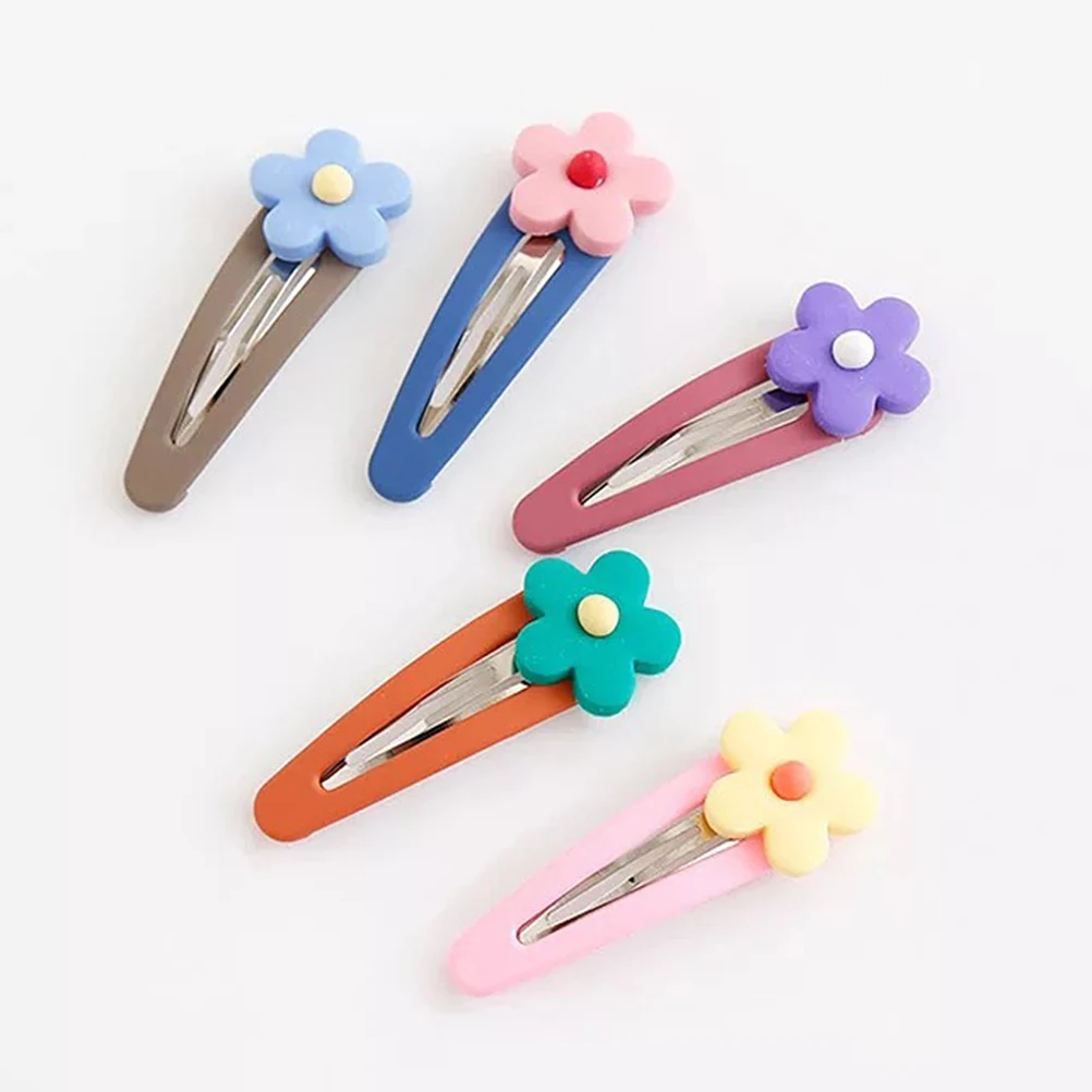 

6pcs Accessories Clips Candy Color Accessories Barrettes Fashion Hair Pins Hair Care Styling