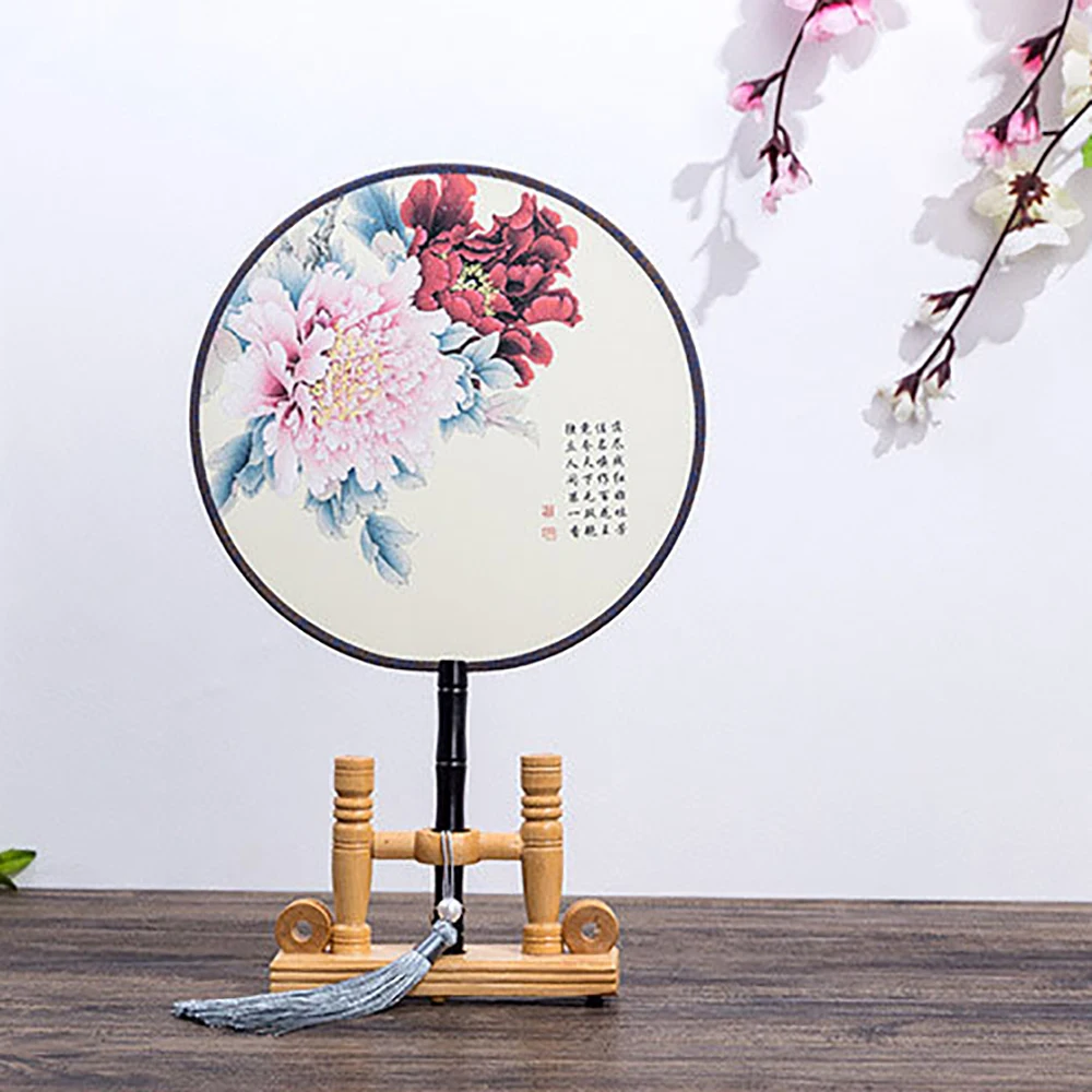 Portable Ancient Style Gift Printed Crafts Sunshade fan Dance Fan Home Decor Fan