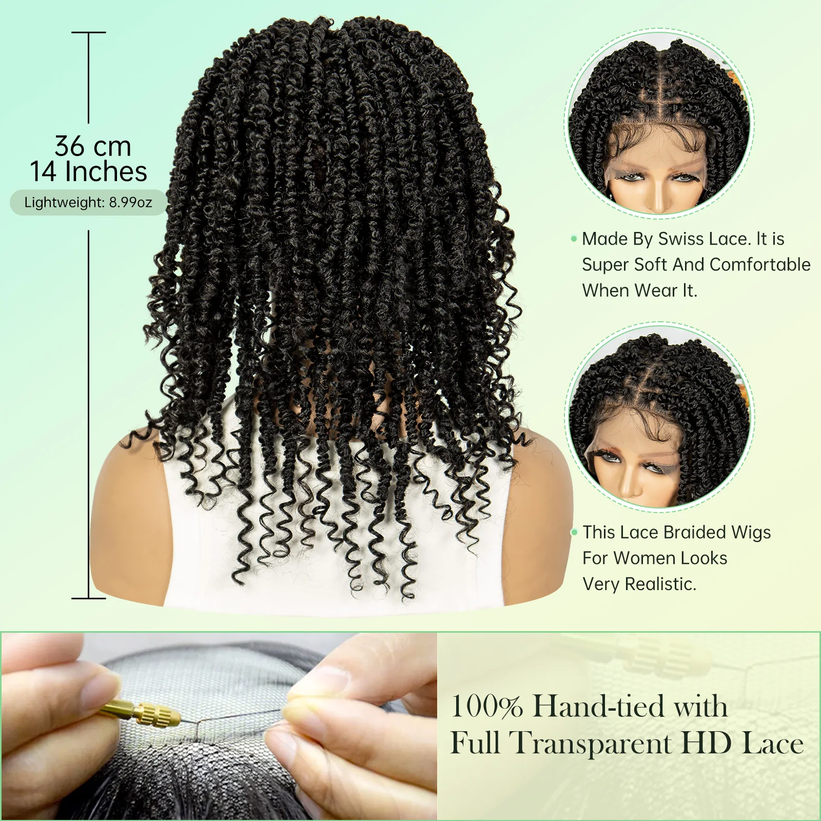 Thumbnail 4 - #81 Lace Braided Wigs List of Top Picks