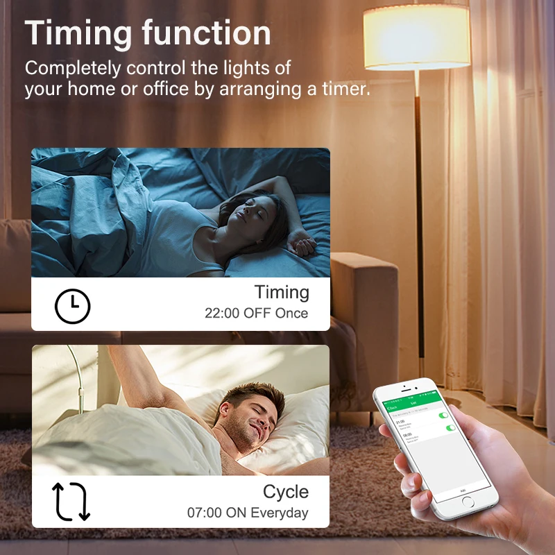 Tuya Zigbee 3.0 Smart Breaker Light Switch 10A Relay Timer APP Remote Control Compatible With Smart Life APP Alexa Google Home