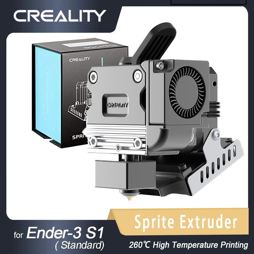 

CREALITY Sprite Extruder 260℃ High Temperature 3d printer accesoires 3.5:1 Gear Ratio Dual Gear Design for Ender-3 S1/Standard