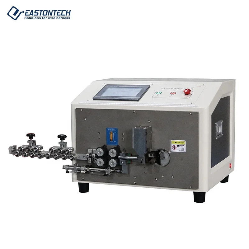 EW-3075 Fully Automatic 1-25mm2 Cable Wire Bending Machine Wire Stripping And Bending Machine