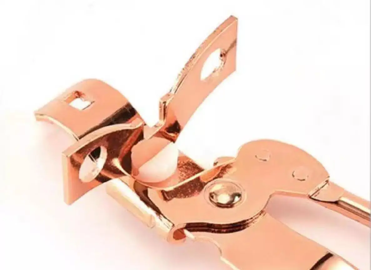 Multifunctional Biscuit Can Opener Rose Gold Stainless Steel Wine Bottle Cap Opener