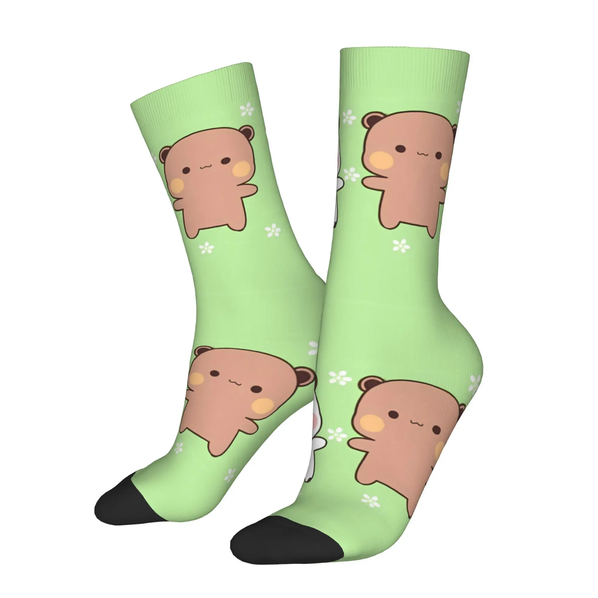 

Винтажные мужские носки с изображением панды и медведя и Брауни, Bubu Dudu, унисекс, хип-хоп, носки Happy Crew, подарок