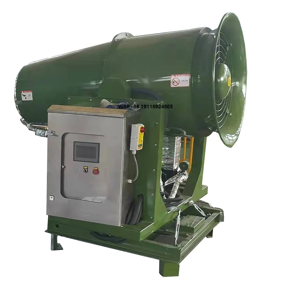 40M Environmental Tractor Mounted Dust Control Water Mist Stainless Steel Sprayer Fog Cannon with Pump & Motor High Productivity