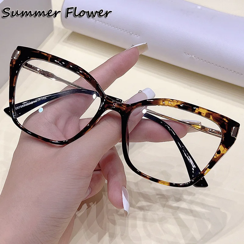 

Cat Eye Glasses Frame Women Fashion Design Prescription Eyeglasses Spectacles Optical Myopia Eyewear Female Farsight Lens