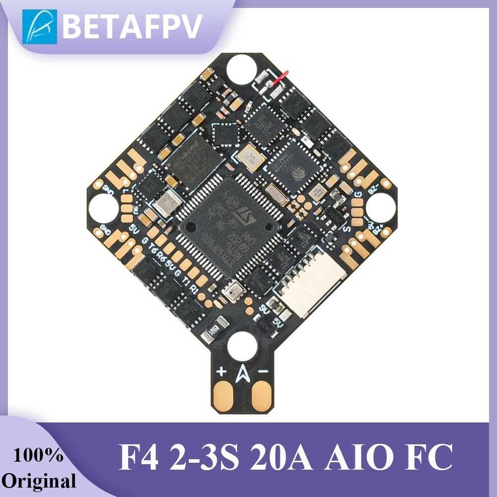 BETAFPV F4 2-3S 20A AIO FC V1 وحدة تحكم في الطيران لـ Pavo20 Pro Pavo Pico بدون فرش Whoop Quadcopter