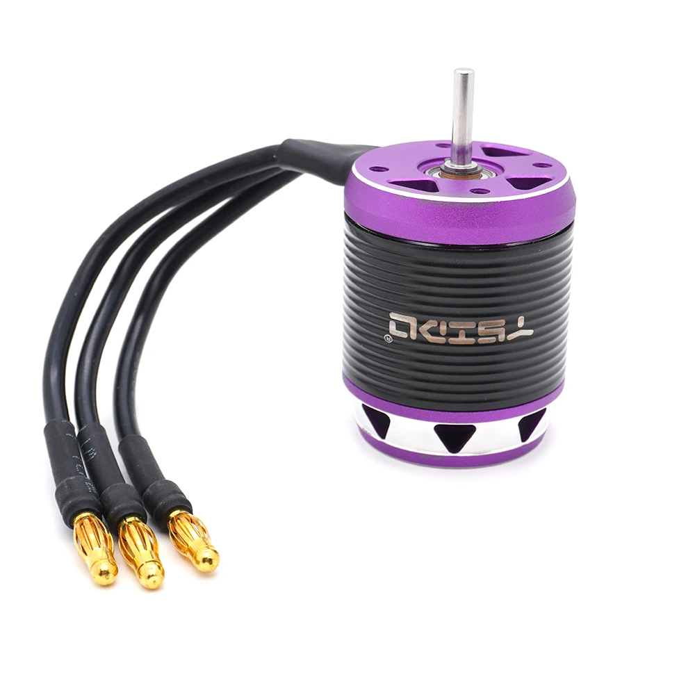 YSIDO 3542 1650KV 2250KV Brushless Motor FAM32 80A ESC Fan Power Kit 3.175mm Shaft for 1/10 1/12 RC Crawler SCX10 TRX‑4 TRX‑6