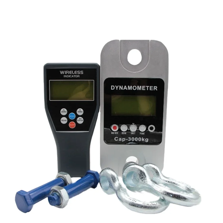 

GWD200 Dual Digital Wireless Dynamometer Crane Scale with Suitcase RS232 OUTPUT (optional) 150T 200T