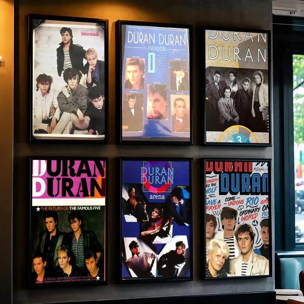 band D-Duran Duran-N Poster Decorative Wall Art Sticker for Cafe Office Bedroom and Living Room