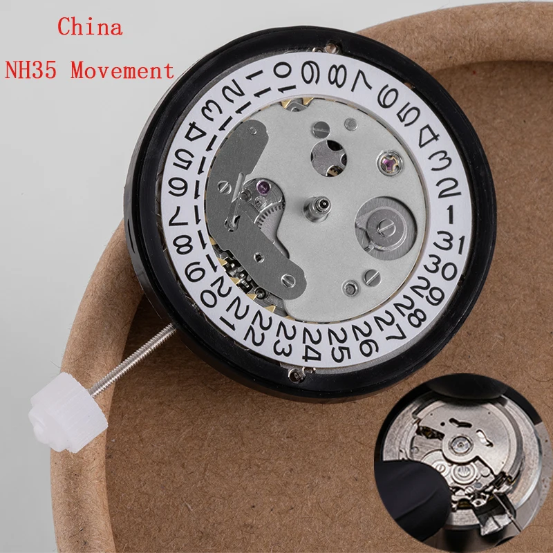 

Китайский механизм NH35 может заменить японский механизм NH35, дата на 3-й часовой позиции, календарь, высокая точность, автоматический механический механизм NH35A