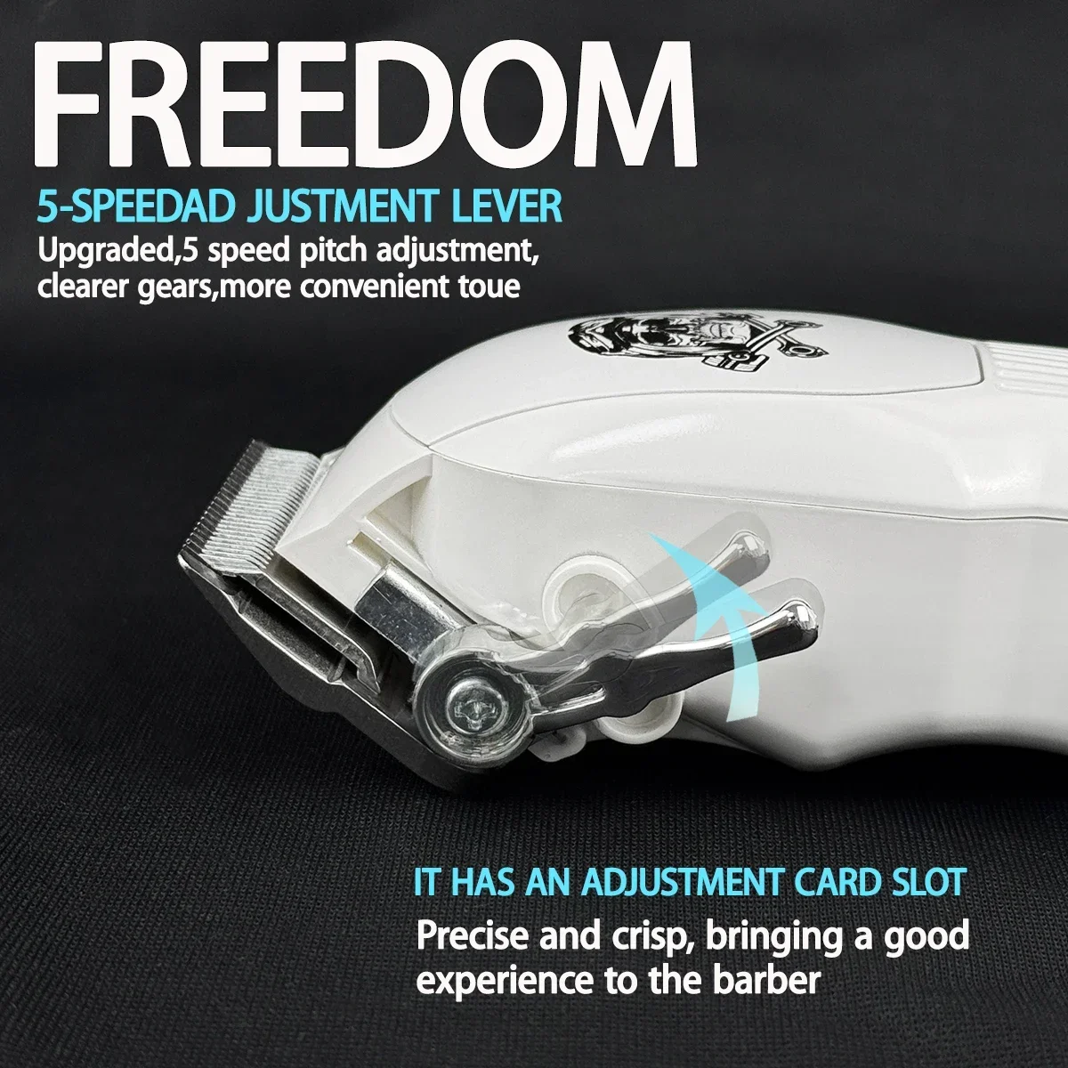 المهنية مقص الشعر الكهربائية BRDCLIP 607 8000 دورة في الدقيقة المحركات أدوات الحلاق أداة تهذيب اللحية ماكينة قص الشعر للرجال