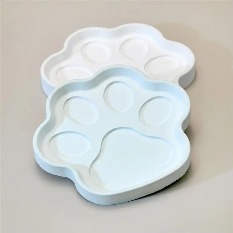 DIY Cat Claw Storage Tray Silicone Mold Dog Bone Gypsum Jewelry Dish Fruit Plate Desktop Ornament Resin Epoxy Mold Home Decor — zdjęcie 6
