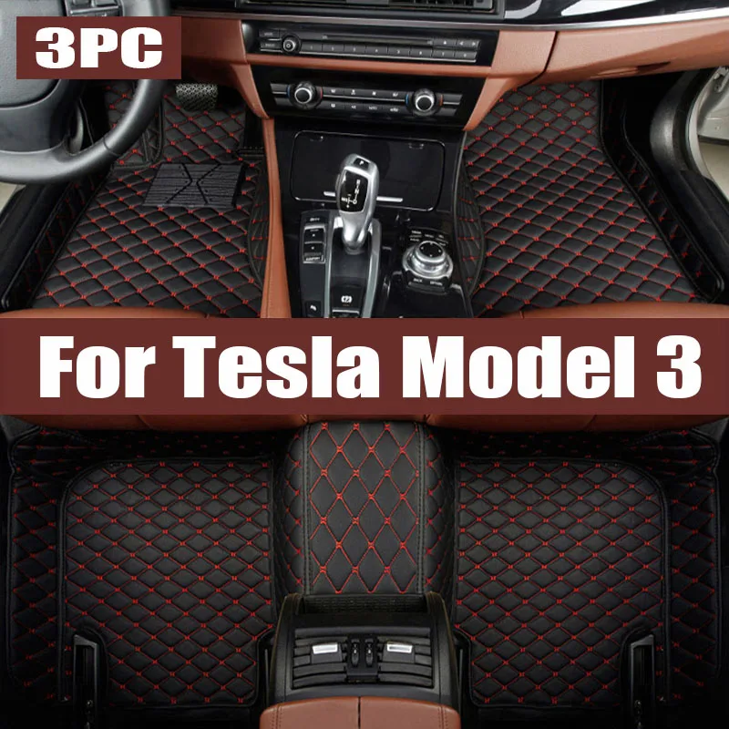 

3D TPE LHD RHD Car Floor Mat For Tesla Model 3 2020 2021 2022 2023 Car Floor Liner Tray Foot Pad Carpet Mat Auto trunk mat