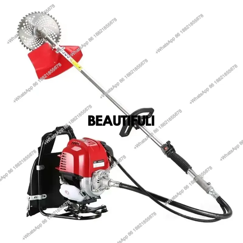 

Africa Hot Selling 4 Stroke Powerful Grass Cutter Machine/ Multifunction Rotary Tiller Cultivators Gaso line Lawn Mower